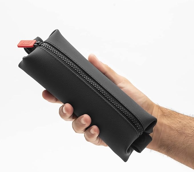 TOOLETRIES The Koby Dopp Kit Toiletry Bag- Mini 8.5" x 2.75" x 2", Charcoal