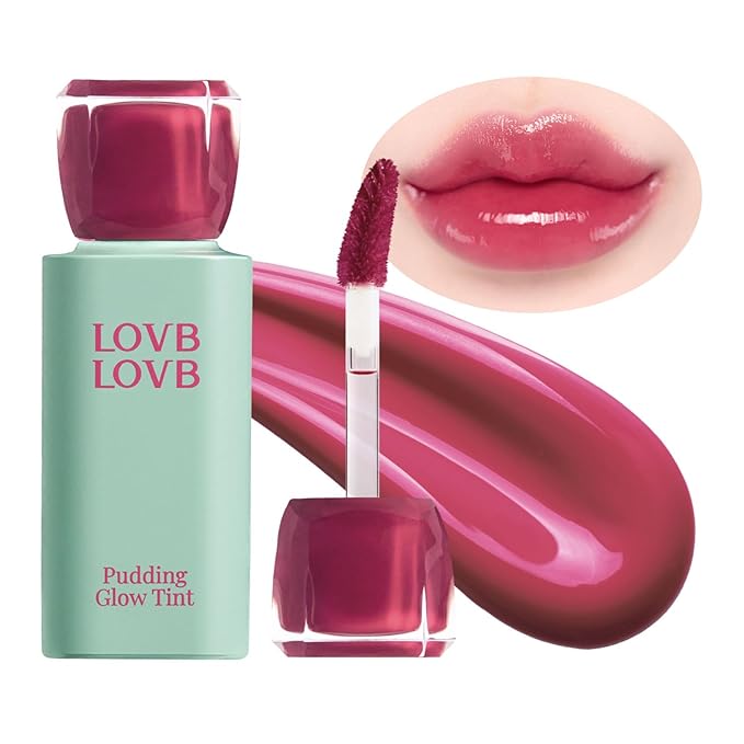 LOVB LOVB Pudding Glow Korean Lip Stain 0.14 oz. 02 ENDING ROSE