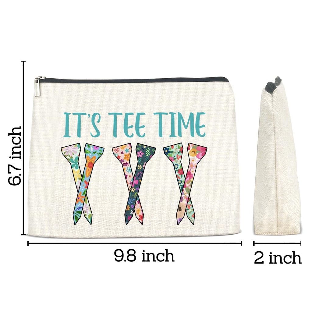 FYDHQSS Golf Gifts Accessories for Women Golf Lover Player Makeup Bag