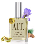 ALT. FRAGRANCES Simply Santal - Inspired by Sant. 33 Perfume, Unisex Perfume, Extrait de Parfum, Long Lasting Fragrance, Sandalwood Leather Scent, 60ml