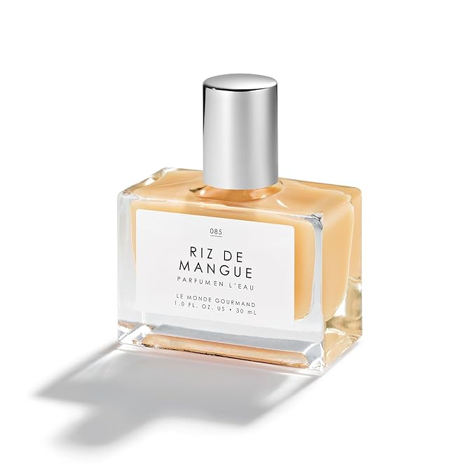 Le Monde Gourmand Riz de Mangue Eau de Parfum Spray Perfume for Women, Mango, Rice Milk & Creamy Sandalwood Scent, Vegan & Cruelty Free, 1 fl oz (30 ml)