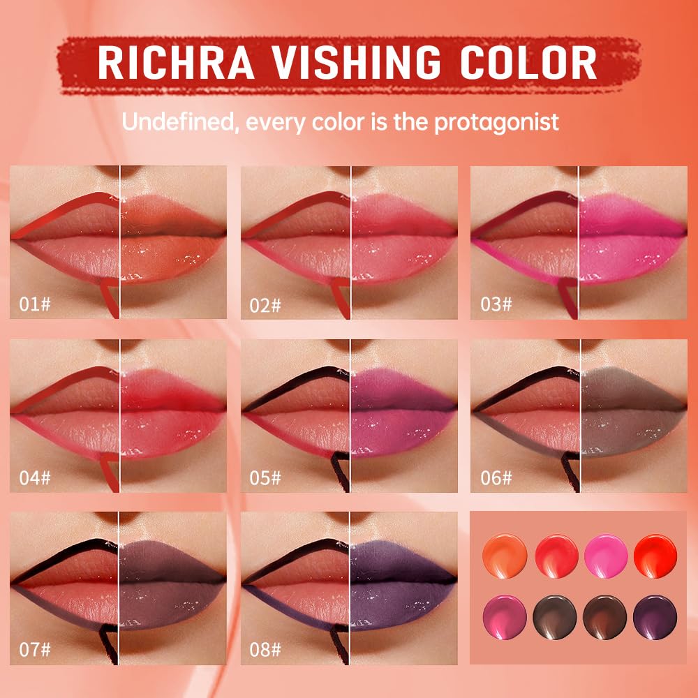 Deep Raspberry Peel Off Lip Gloss Tattoo and Lip Oil, Lip Stain Peel Off Masque - Peel Off Lip Tint,Long Lasting Waterproof Transfer-proof Lip Mask Lip Gloss Peel Off Lip Liner,Stay Lip Makeup 05#
