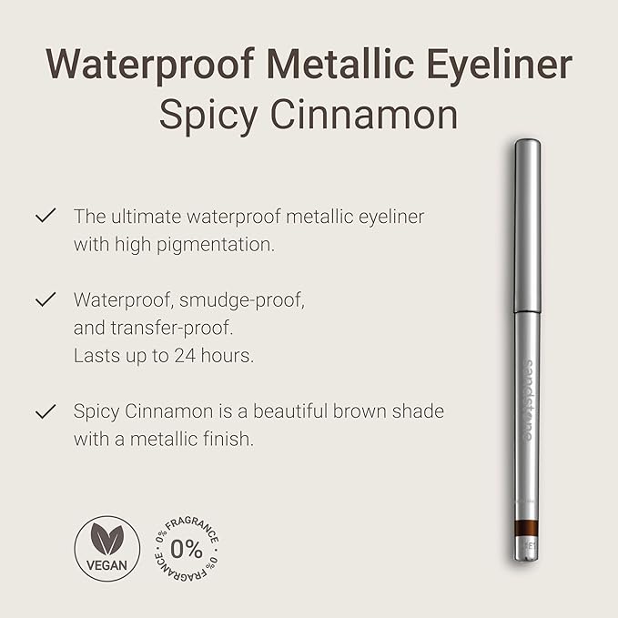 Sandstone Scandinavia Hypoallergenic Waterproof Eyeliner Pencil (Cinnamon)