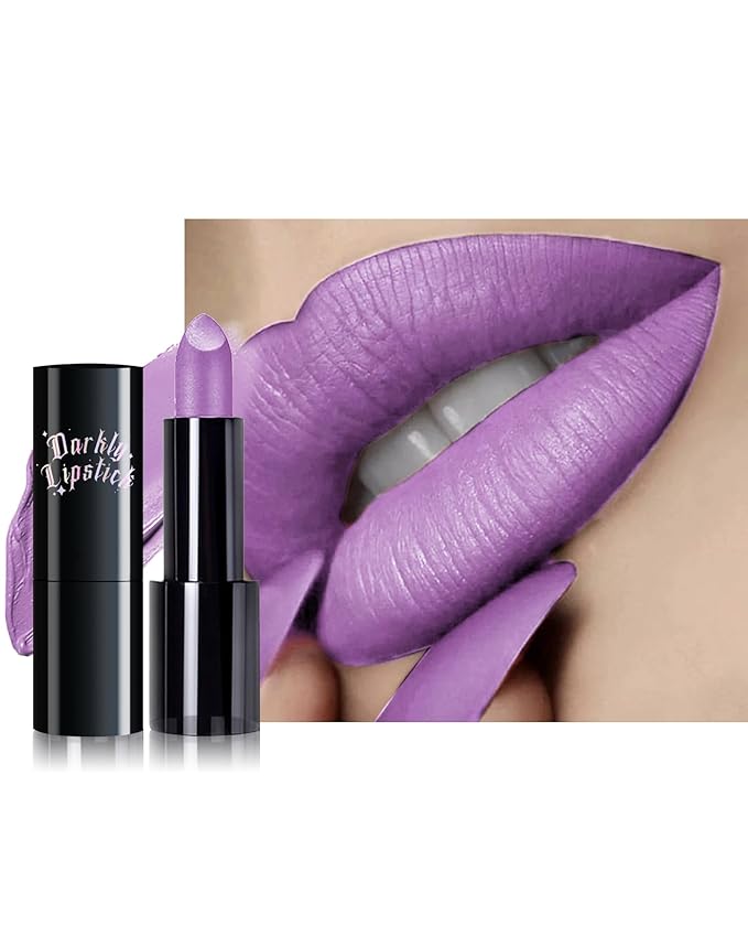 Caedelfly Velvet Matte Lipstick, Purple Lipstick for Women, Halloween-12