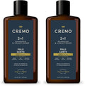 Cremo Palo Santo Barber Grade 2-n-1 Shampoo & Conditioner, Notes of Bright Cardamom, Dry Papyrus and Aromatic Palo Santo, 16 Fl Oz (Pack of 2)