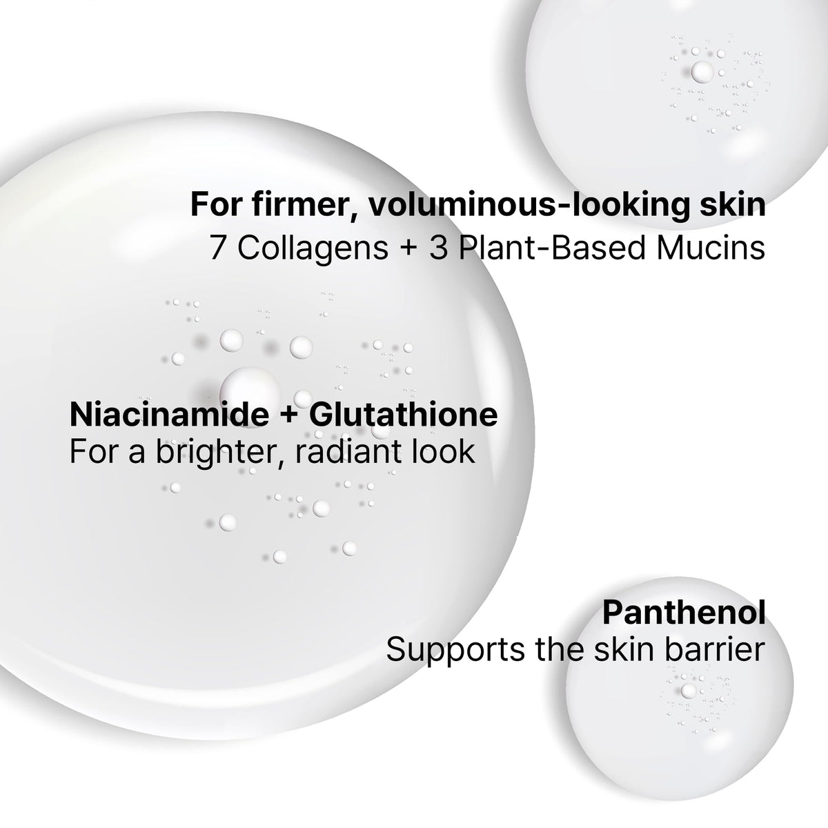 ClearDea Mucin Collagen Voluming Ampoule Moisturizer Face Cream (Dual Collagen + Mucin Care) – Deep Hydrating Facial Skin Care for Women, Glow Up Skincare Essentials - 0.14 Fl Oz x 5ea