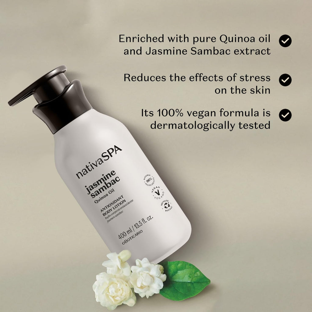 Nativa SPA Jasmin Sambac Hydrating Body Lotion, 13.5 oz