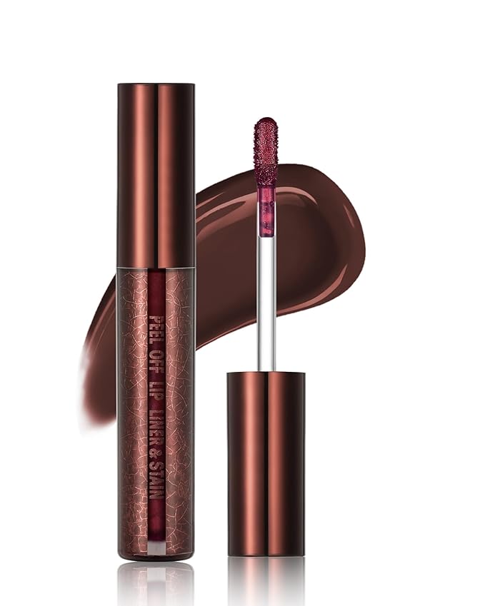 Peel Off Lip Liner Stain, Long Lasting Waterproof Lip Tint Stain Peel Off