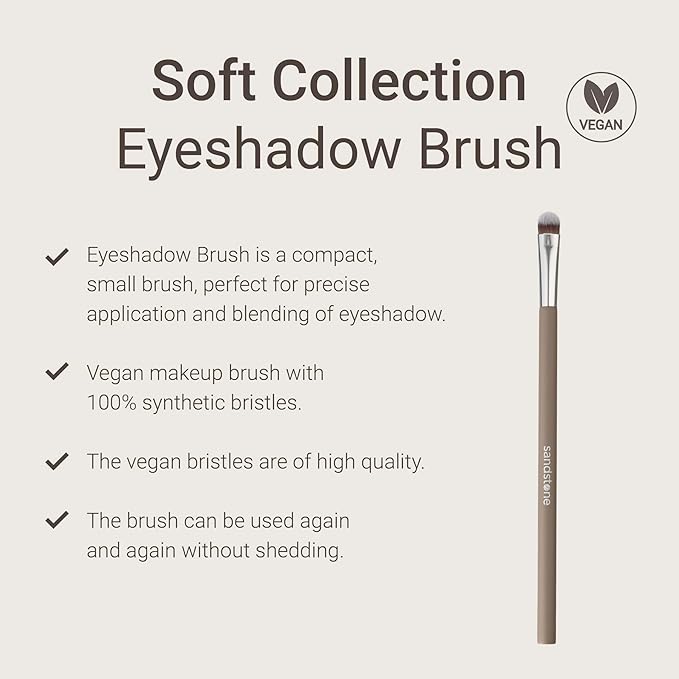 Sandstone Scandinavia Flat Eyeshadow Brush