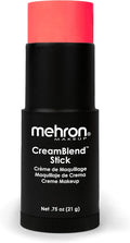 Mehron Makeup CreamBlend Stick | Face Paint, Body Paint, & Foundation Cream Makeup | Perfect for Halloween.75 oz (21 g) (Auguste)