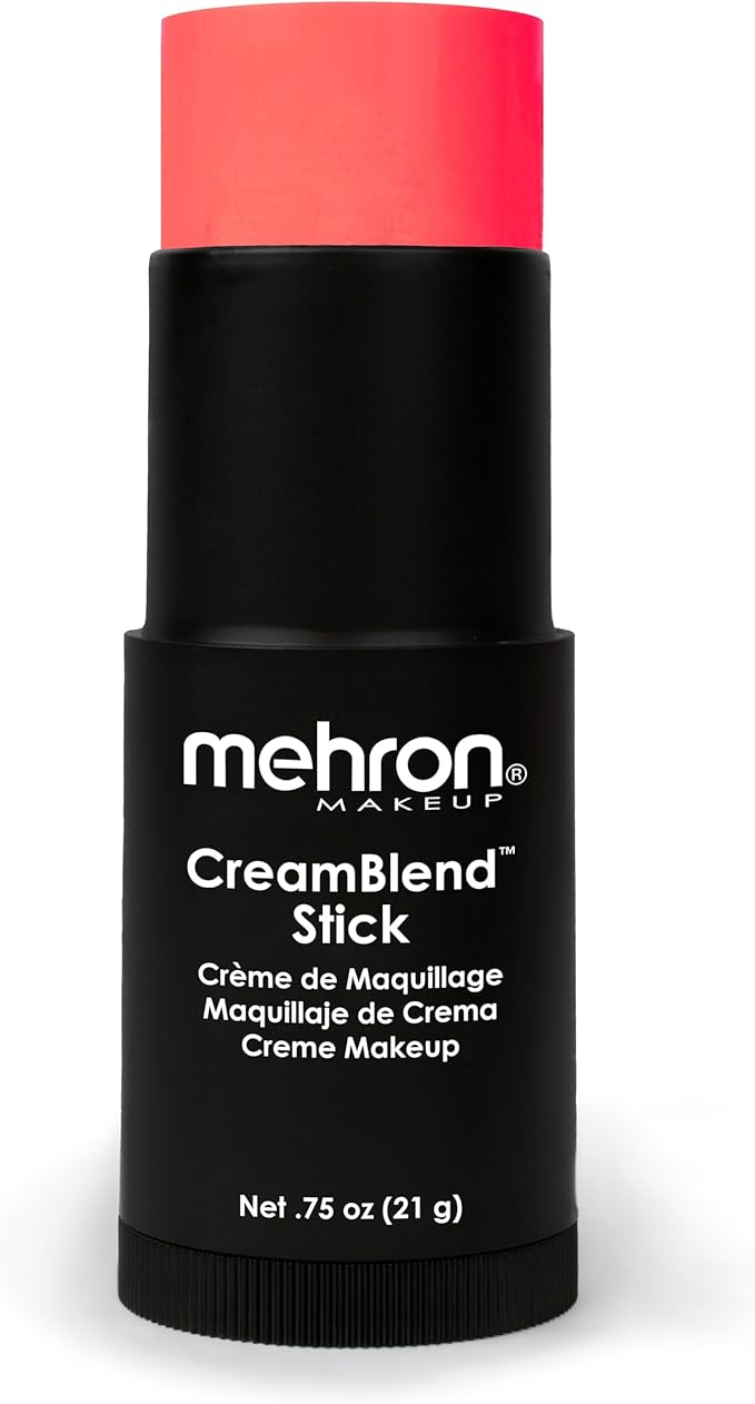 Mehron Makeup CreamBlend Stick | Face Paint, Body Paint, & Foundation Cream Makeup | Perfect for Halloween.75 oz (21 g) (Auguste)
