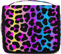 Leopard Travel Toiletry Bag Women Men Hanging Cosmetic Organizer Portable