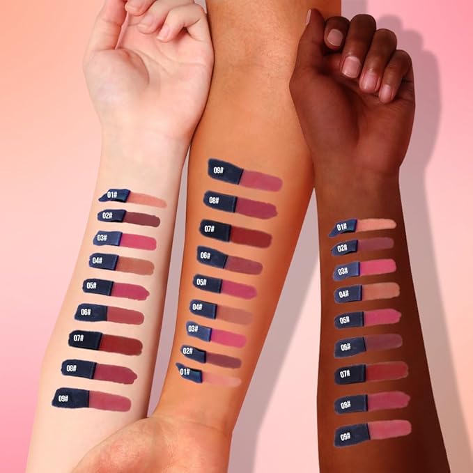 Lip Stain Peel Off – Wipe-Off Lip Stain Tattoo | Long Lasting Waterproof Lip Tint, High-Pigment Matte Lip Color, Smudge & Transfer Proof Lip Stains Masque, Kiss-Proof All-Day Lip Makeup 09#