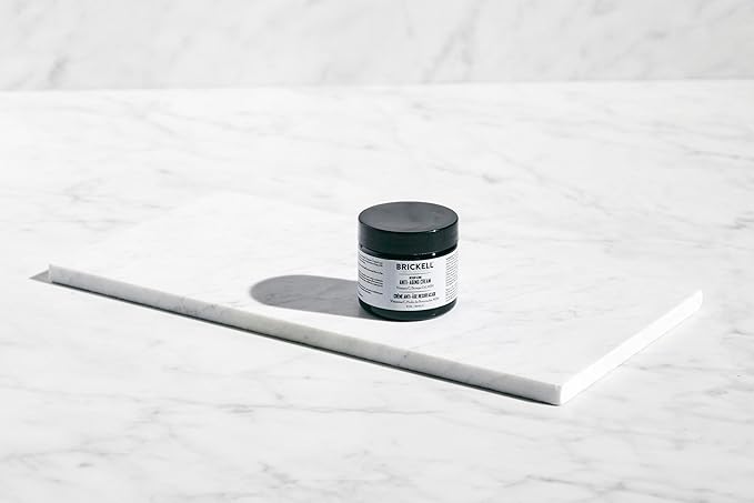 Brickell Men's Products Resurfacing Anti-Aging Face Cream For Men, Face Moisturizer For Wrinkles, With Vitamin C, Jojoba Oil, and Pro-Vitamin B5, 2 Ounce, Scented