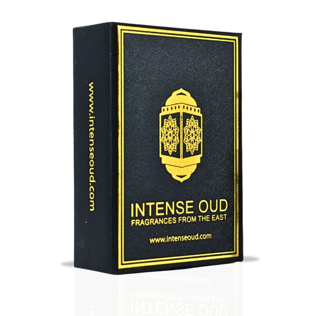 INTENSE OUD Majnoon Long Lasting Arabian Perfume Oils for Women 12ML (0.40 OZ) Fragrance Oil with Pineapple, Vanilla & Musky Notes - Concentrated Perfume Oil & Valentines Day Gift With Black Box