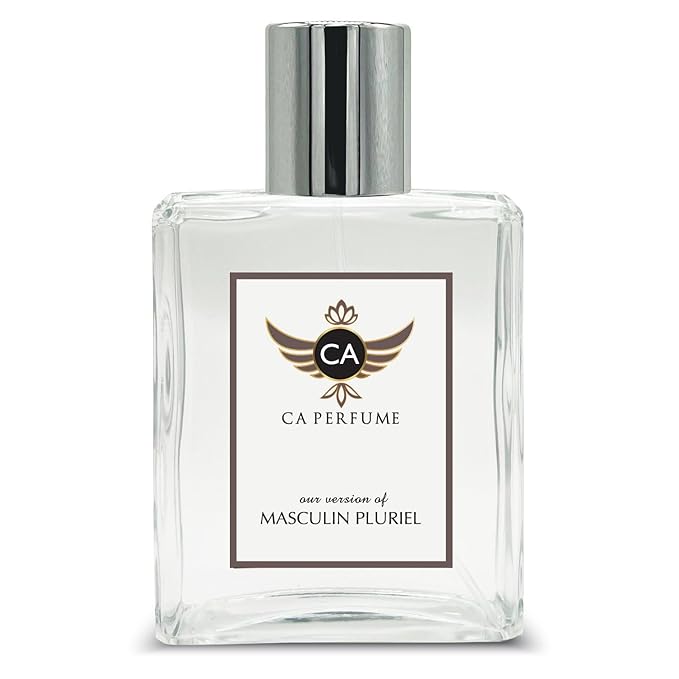 CA Perfume Impression of Masculin Pluriel for Men Woody Aromatic Scent Long Lasting Cologne for Men Signature Scent for Day and Night Wear 3.4 Fl Oz 100ml