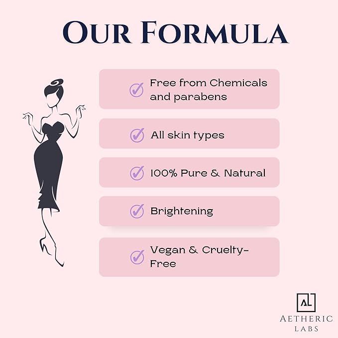 Aetheric Labs Glow Face Oil - Moringa, Rosehip & Argan Serum for Dry, Oily & Acne-Prone Skin - Hydrating, Non-Comedogenic, Vegan Skincare - Natural, 1.35 fl oz