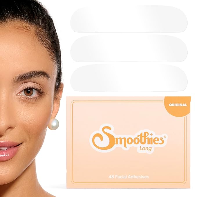 Smoothies Long Wrinkle Patches for Face Overnight, 48 Ct, Clinically Tested