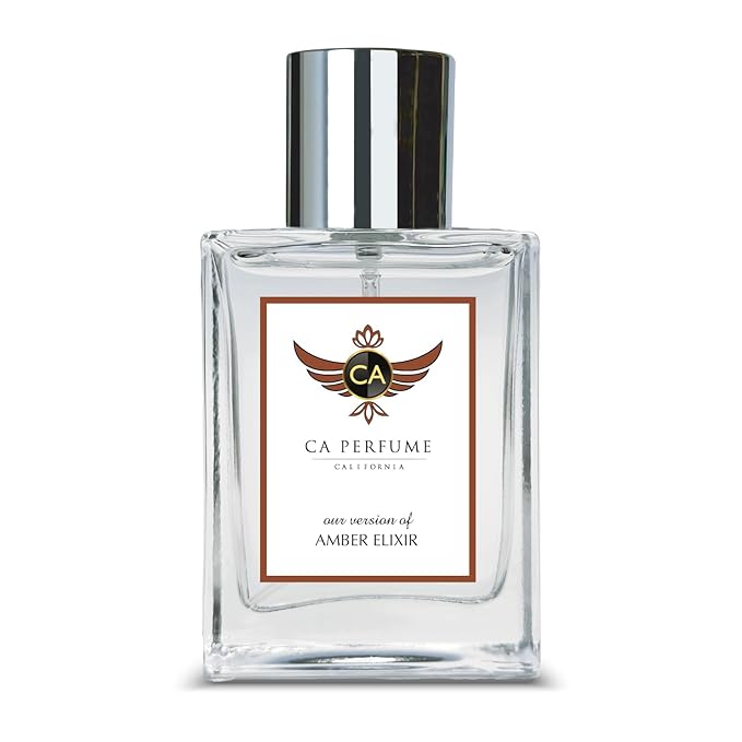 CA Perfume Impression of Amber Elixir for Women Amber Fragrance Long Lasting Perfumes for Women Eau De Parfum 1.7 Fl Oz 50ml