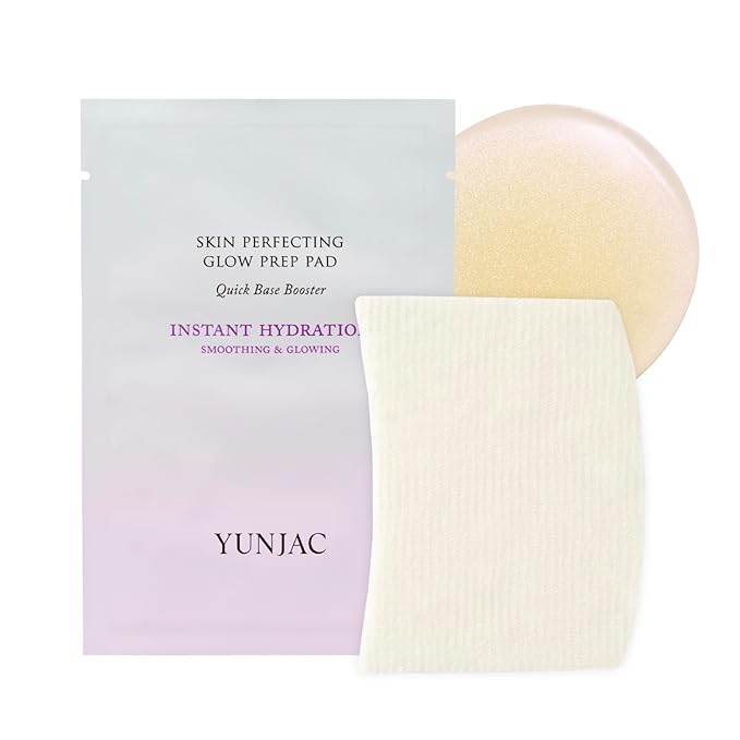 YUNJAC Skin Perfecting Glow Prep Pad, 45 Pads, Toner Pads