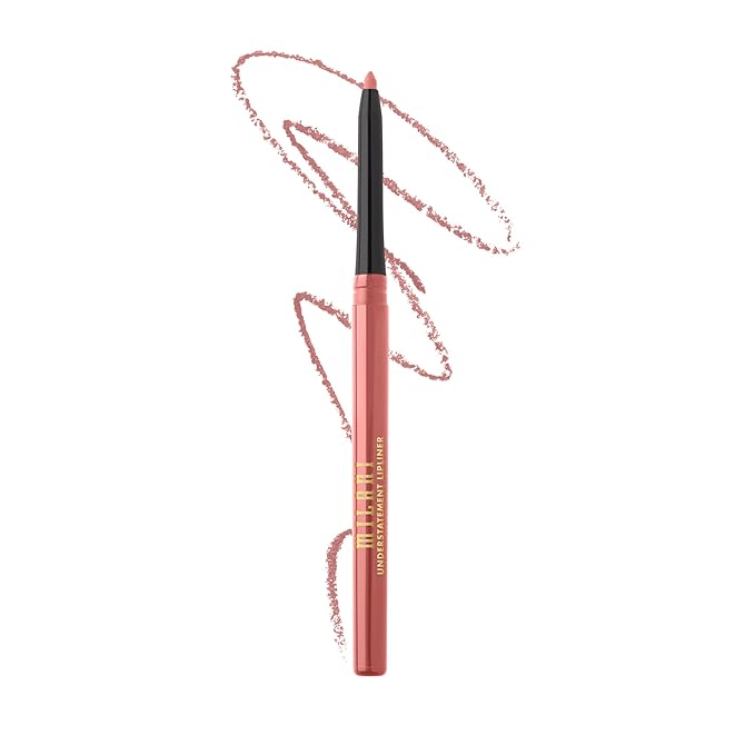 Milani Understatement Lipliner Pencil - Highly Pigmented Retractable Soft Lip Liner Pencil, Easy to Use Lip Makeup - French Rose