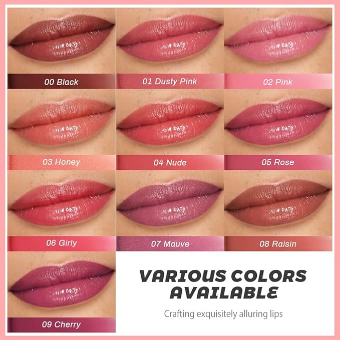 evpct Nude Honey Lipstick Tinted Lip Balm, Moisturizing Tinted Lip Oil Stick Lipstick for Older Women, Sheer Lightweight Hydrating Nourishing Shine Tinted Lip Balm Color Gloss Tint Stain,03 Honey