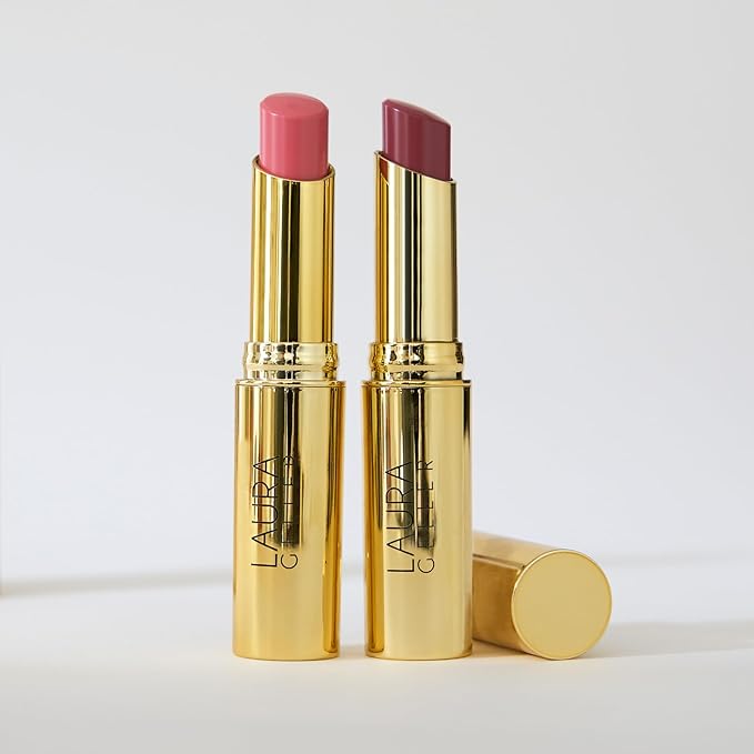 LAURA GELLER NEW YORK Jelly Balm Tinted Lip Balm – Plum Happy – Hydrating Lip Color with Shine Finish – Squalane & Vitamin E – Buildable Sheer to Medium Coverage – Vegan & Cruelty-Free