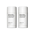 Nécessaire The Deodorant Fragrance-Free | Natural Aluminum Free Deodorant For Women & Men. Extra Strength Treatment with Mandelic Acid. Free of Baking Soda, Ozokerite & Parabens (2x 75 g/2.5 oz)