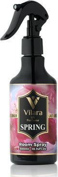 Vilara US Perfume Room Spray Freshener - Long-Lasting Luxury Scents - Room and Linen Spray for Bedding, Sheets, Fabric, Furniture for Aromatherapy - 10.14 fl oz (Spring)
