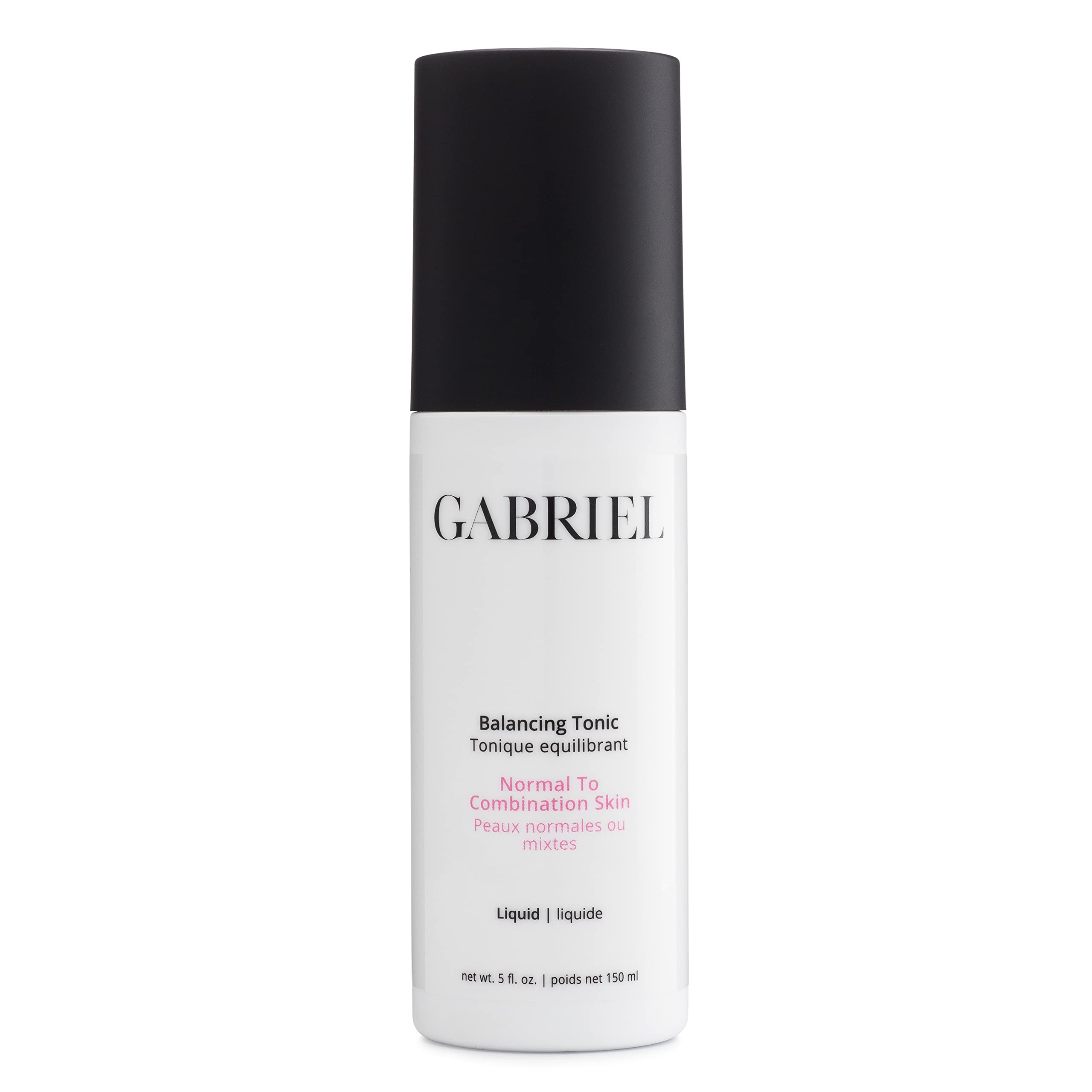 Gabriel Cosmetics Natural Face Tonic – Hydrating Facial Toner for Sensitive Skin | Paraben Free, Vegan, Cruelty Free, Non-GMO Botanical Toner | Clean Beauty Skincare, 5 oz (Balancing Tonic)