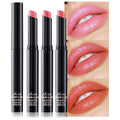 3Pcs Pink Nude Orange Metallic Lipstick for Women,Lightweight Non-Drying Shimmer Frosted Lipstick,Glitter Lip Gloss Stain Long Lasting Waterproof Smudge Proof 24 Hour Full Coverage Lip Makeup,Vegan