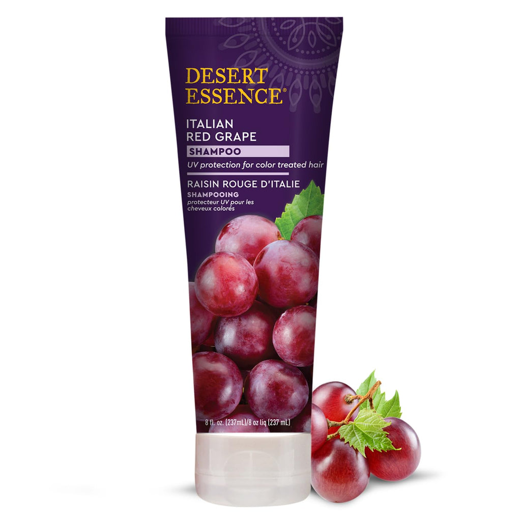 Desert Essence Italian Red Grape Shampoo, 8 Fl Oz