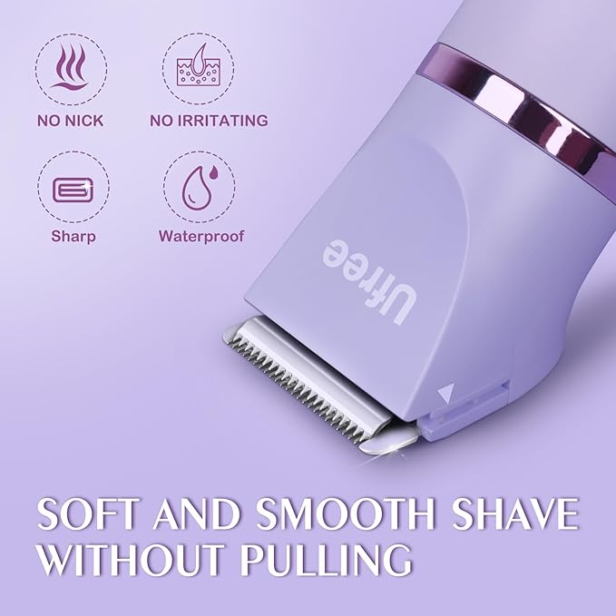 Ufree 3-in-1 Bikini Trimmer Electric Razors for Women, Body Hair Trimmer