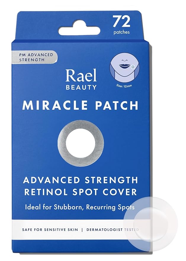 Rael Miracle Retinol PM Spot Cover Hydrocolloid Acne Pimple Patches (72 Ct)