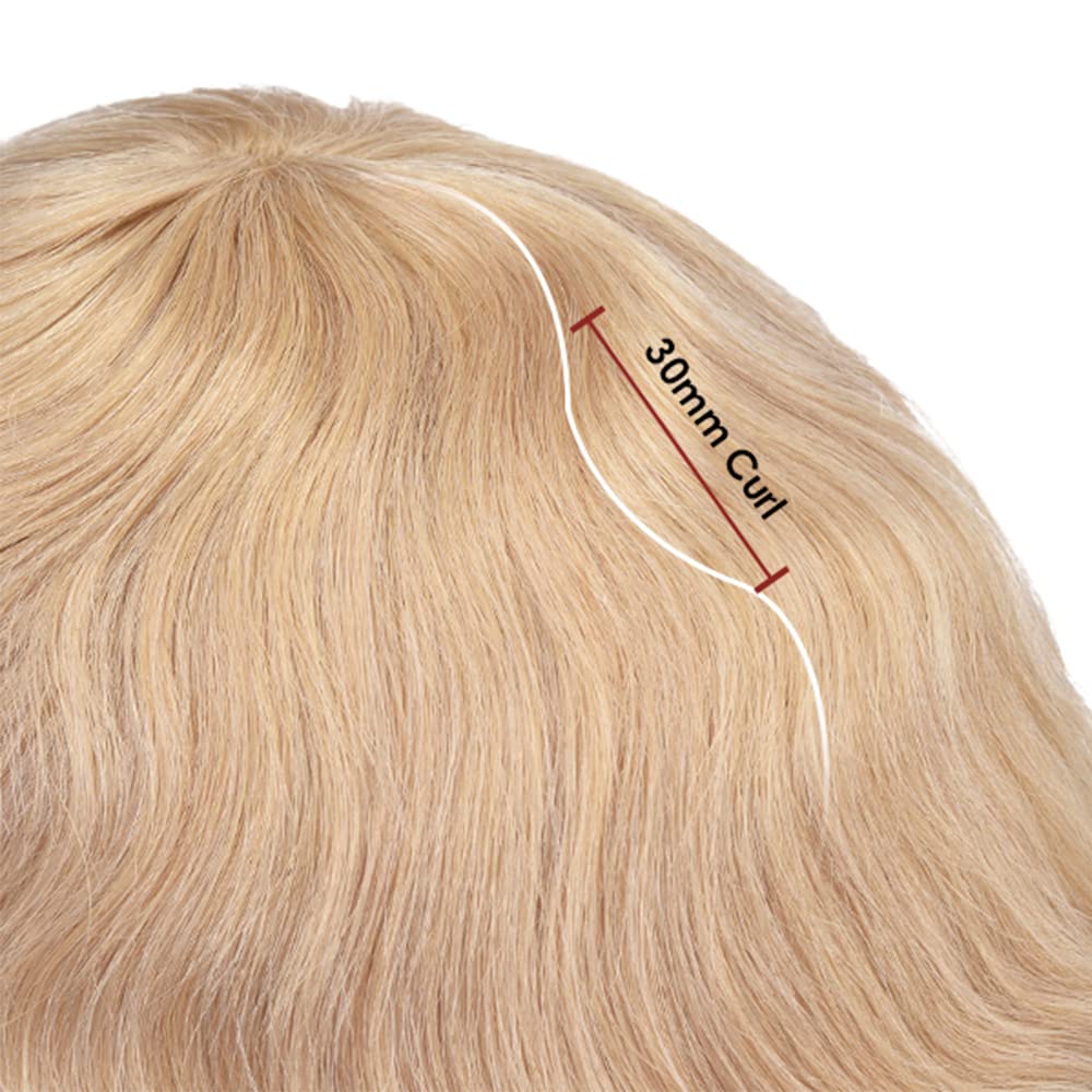 Lordhair Hair System for Men Real Human Hair Full French Lace Mens Hair System Size 8x10 inches Mens Toupee #22