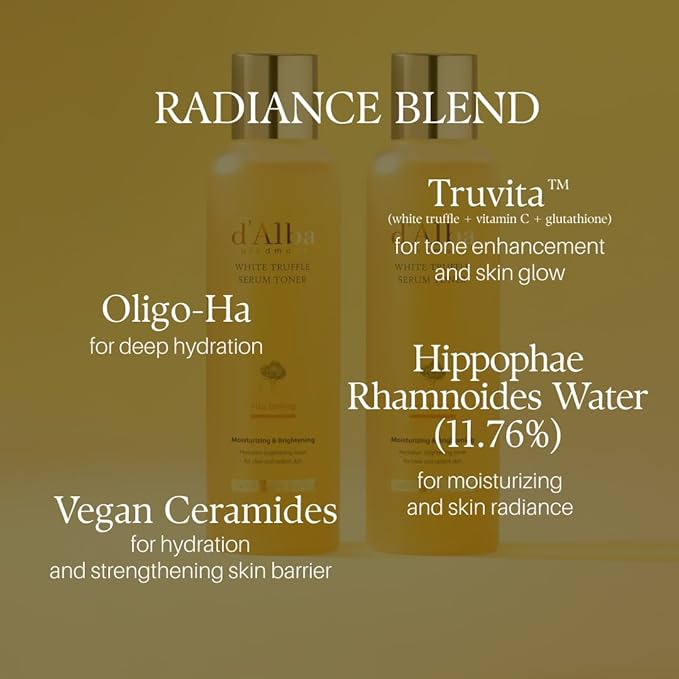 d'alba Piedmont White Truffle Vita Toning Serum Toner (6.08 fl. oz)