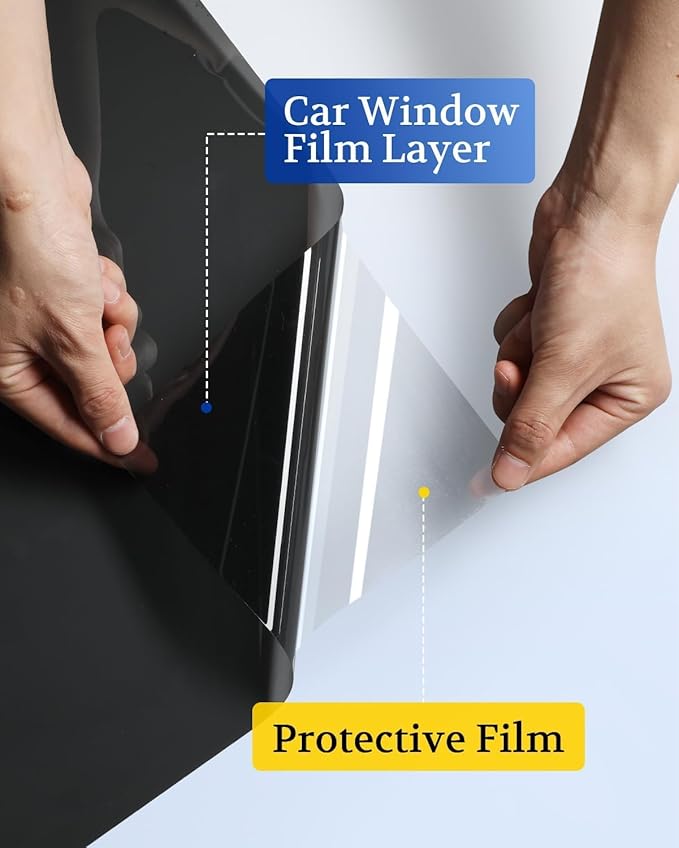 ARANA 15% VLT 20" × 20FT Car Window Tint Film Roll, Heat Resistant & 99% UV Blocking Privacy Protection