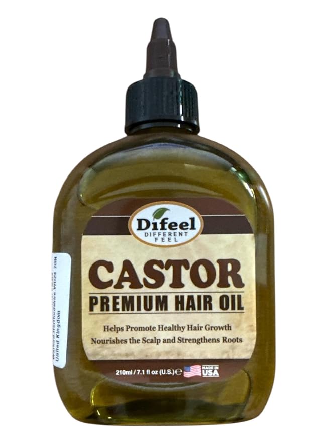 Difeel Mega Care Castor Hair Oil Blend 7.1 oz. - Blended Castor Oil for Hair Growth
