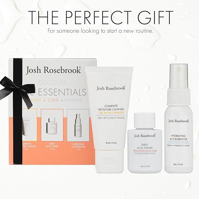 Josh Rosebrook Essentials Kit - Travel Cleanse, Tone & Hydrate Set