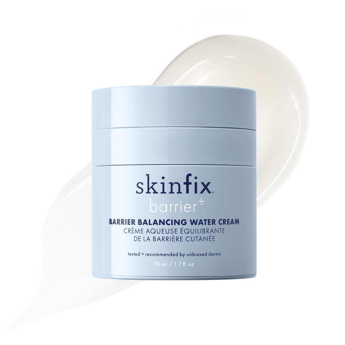 Skinfix Barrier Balancing Water Cream - 1.7 oz - Hyaluronic Acid & Niacinamide Water-Based Moisturizer for Face - Combo + Oily Skin - Acne-Safe, Fragrance Free, Vegan, Cruelty Free