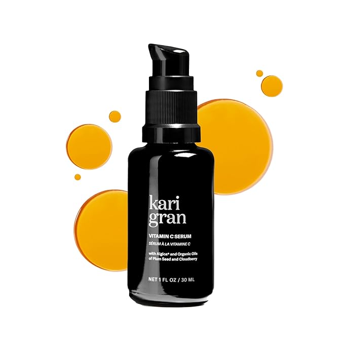 Kari Gran 10% THDA Vitamin C Serum, Oil-based, Skin Brightening, 1 Oz