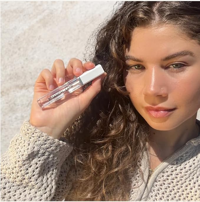 Contours Rx Botanical Lash & Brow Serum – Organic, Drug-Free Growth Formula with Peptides & Botanicals – Strengthens, Hydrates & Nourishes – 5ml