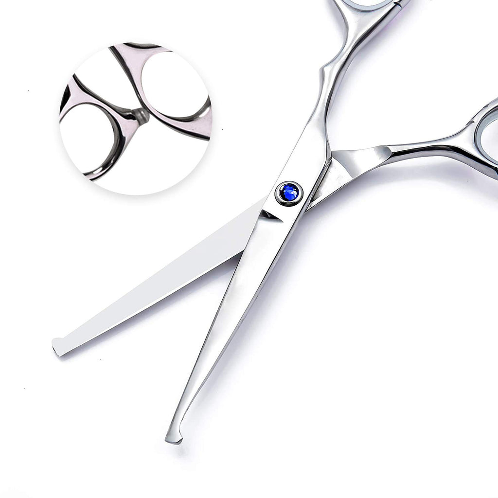 Lplpgg Hair Cutting Scissors Set Professional Hair cut Scissors Kit with Cutting Scissors Thinning Hairdressing Shears Set for Barber Salon (Blue)