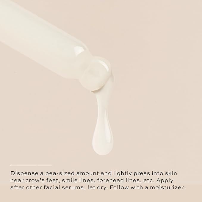 DIME Beauty Super Firm Serum - Targeted Wrinkle Spot Treatment with Multi-Peptide Blend, Red Algae & Niacinamide, Anti-Aging Firming Serum for Crow's Feet, Smile Lines & Forehead, 0.5 oz / 15 ml