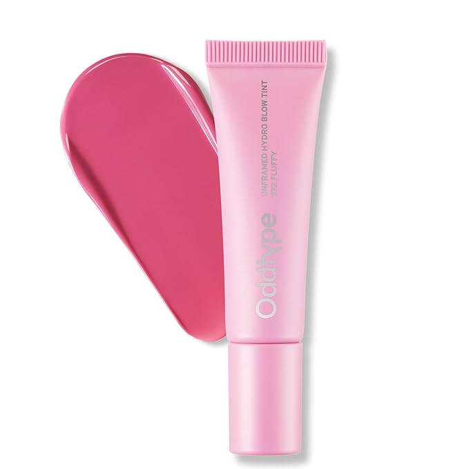 Oddtype Unframed Hydro Blow Tint – 572 Fluffy | Hydrating Gloss Lip Tint | 0.3 fl oz / 9 g | Korean Beauty