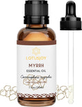 LOTUSJOY Myrrh Essential Oil, Pure Natural Myrrh Oil for Skin Hair Diffuser Room Spray DIY - 1 Oz