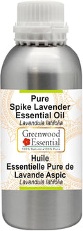 Greenwood Essential Pure Spike Lavender Essential Oil (Lavandula latifolia) Steam Distilled 1250ml (42.2 oz)