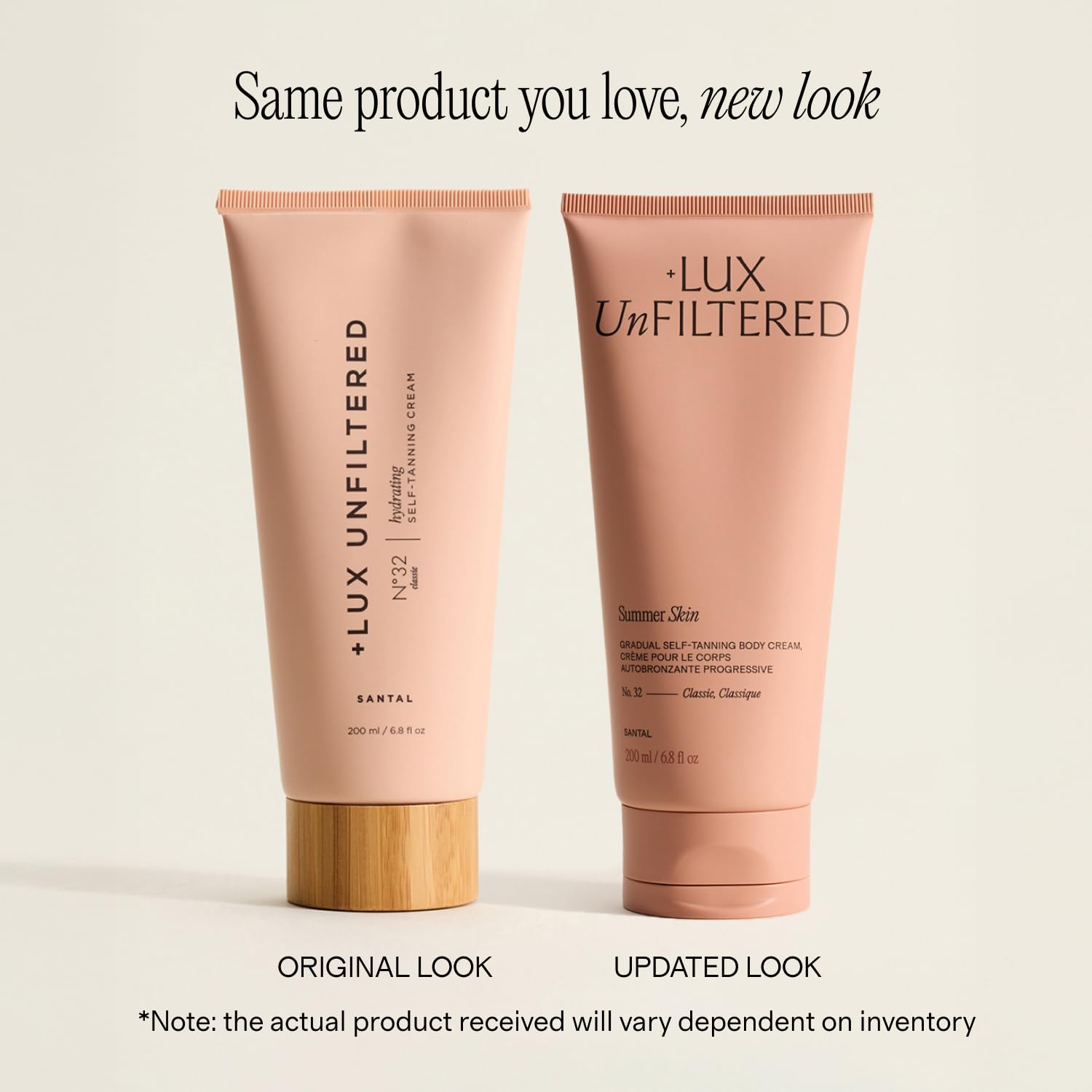 + Lux Unfiltered - Summer Skin Classic Gradual Self Tanner - Santal