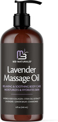 Lavender Sensual Massage Oil with Collagen and Stem Cells, 8 fl oz by M3