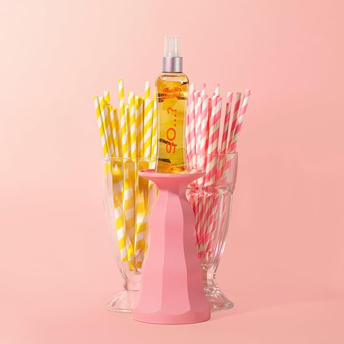 Vanilla Milkshake Body Mist by So...? - Vanilla Perfume with Peach, Plum, Rose Notes - Ideal Gifts for Women - Long-Lasting Perfume for Women - 3.5 oz